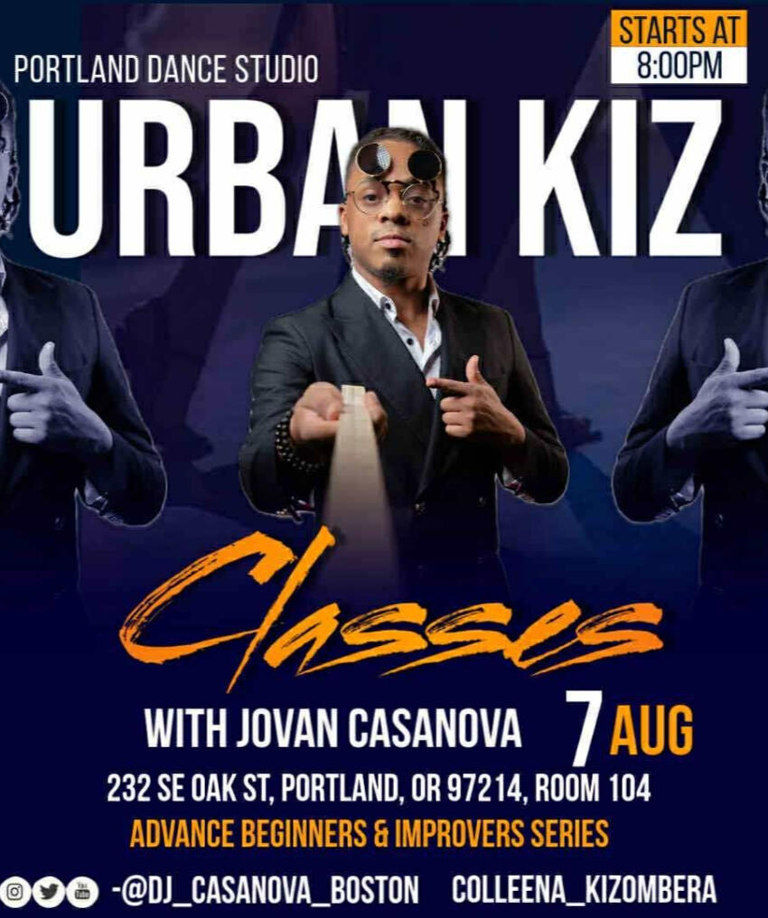 Portland Kizomba, Kizomba classes in Portland, social dancing, singles dancing, beginner dance classes in Portland, salsa classes, things to do in Portland