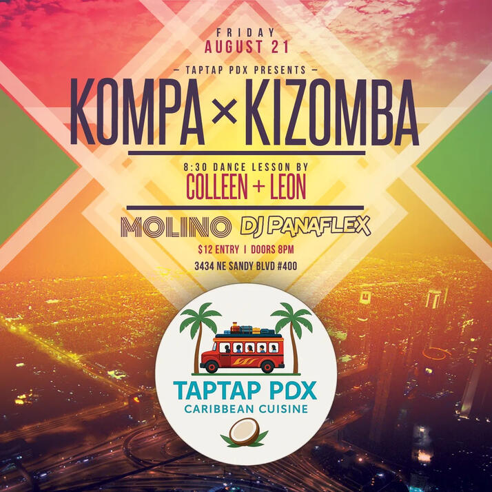 Kizomba and Konpa night at TapTap PDX