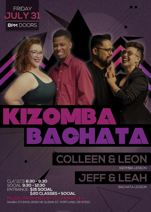Portland Kizomba in Portland Portland Kizomba, Kizomba classes in Portland, social dancing, singles dancing, beginner dance classes in Portland, salsa classes, things to do in Portland